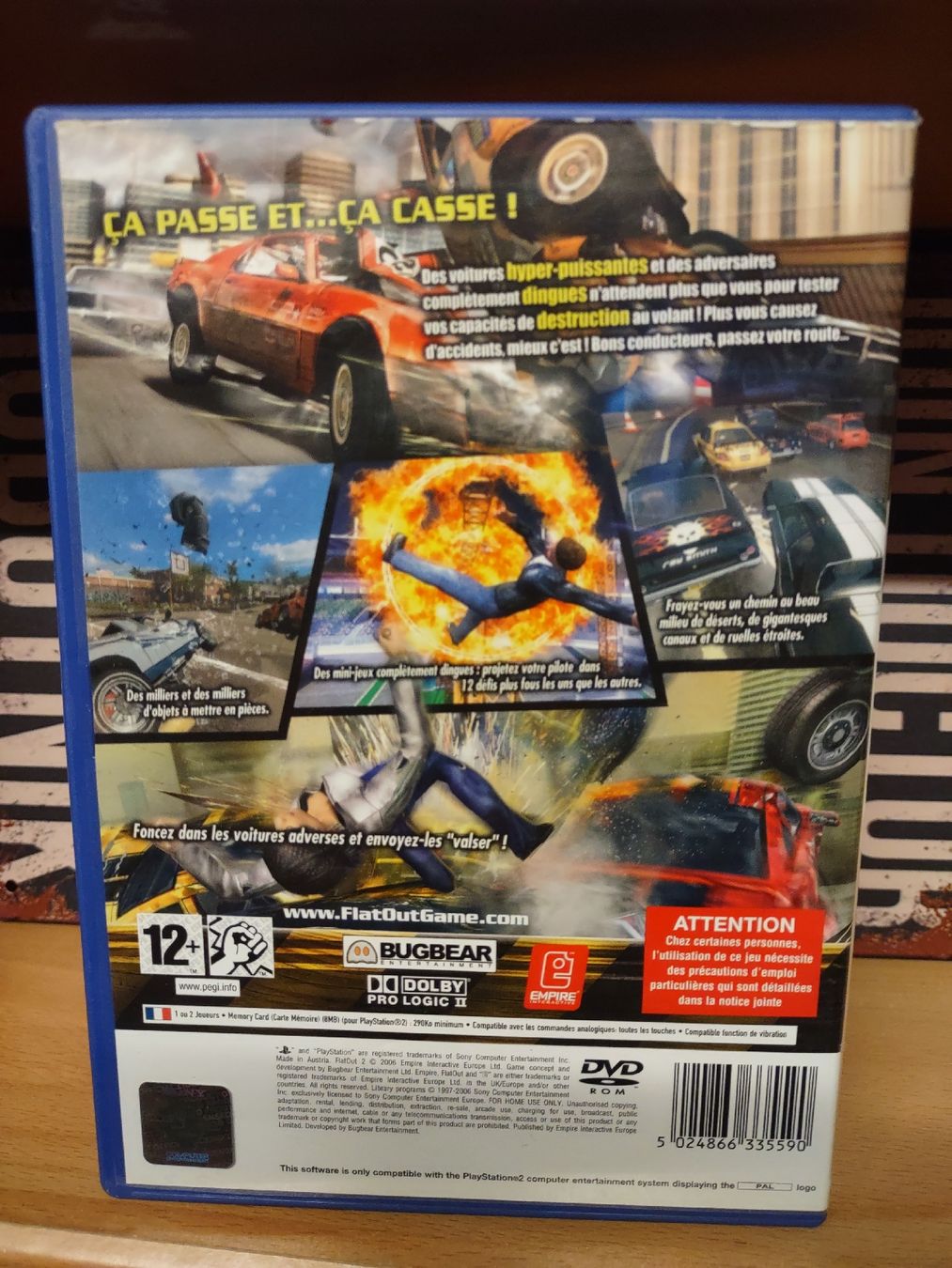 Sony Giochi: Flatout 2 - Playstation 2 - – Usato da Fribourg venduto da PastGame 1