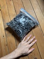 Big bad of gray LEGO parts