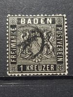 AD Baden Mi-Nr. 9 Gestempelt Gutes Erhaltung