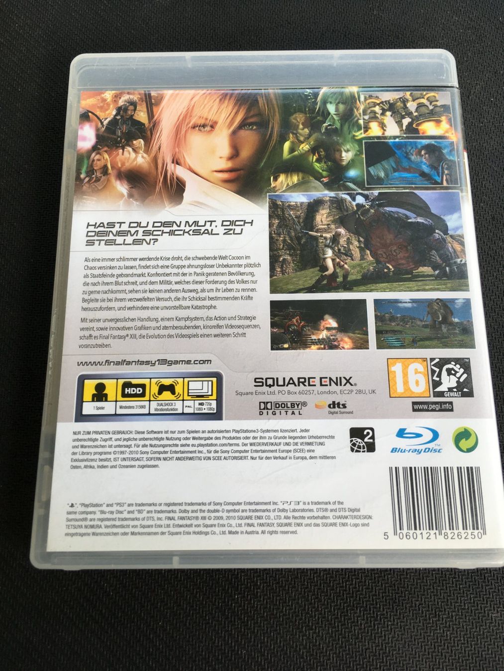 Sony Spiele: Final Fantasy XIII - Playstation 3 / PS3 – Gebraucht aus St.Gallen von sjosjo 1