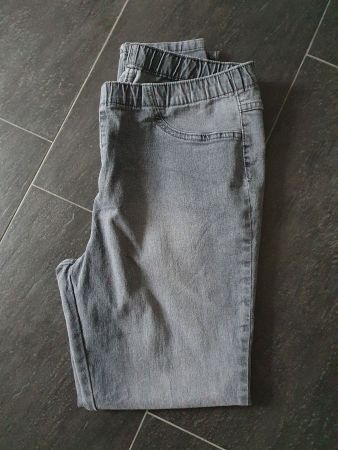 Damen Jeans,Grau,Gr. 44