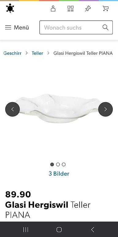 Glasi Hergiswil Piatti: Glasi Hergiswil Teller 27cm – Usato da St. Gallen venduto da dan_w62f 1