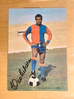 Sehr seltene fc basel autogrammkarte teofilo cubillas
