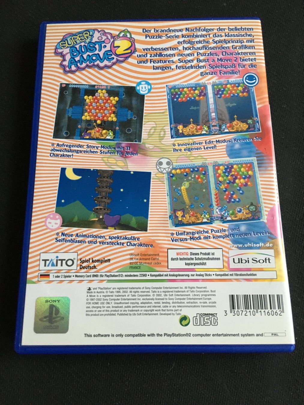 Sony Giochi: Super Bust A Move 2 für Playstation 2 – Usato da St.Gallen venduto da sjosjo 1