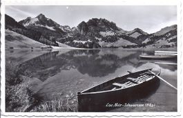 LE LAC NOIR, barque sur le lac