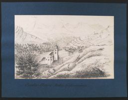 Cresta  Avers feine Zeichnung 1885