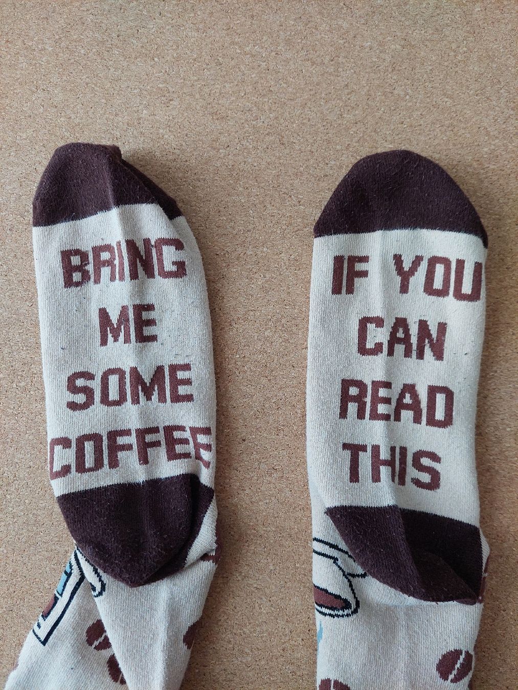 Socken: Socken mit Kaffee – Gebraucht aus Neftenbach von Joyvdberg 1