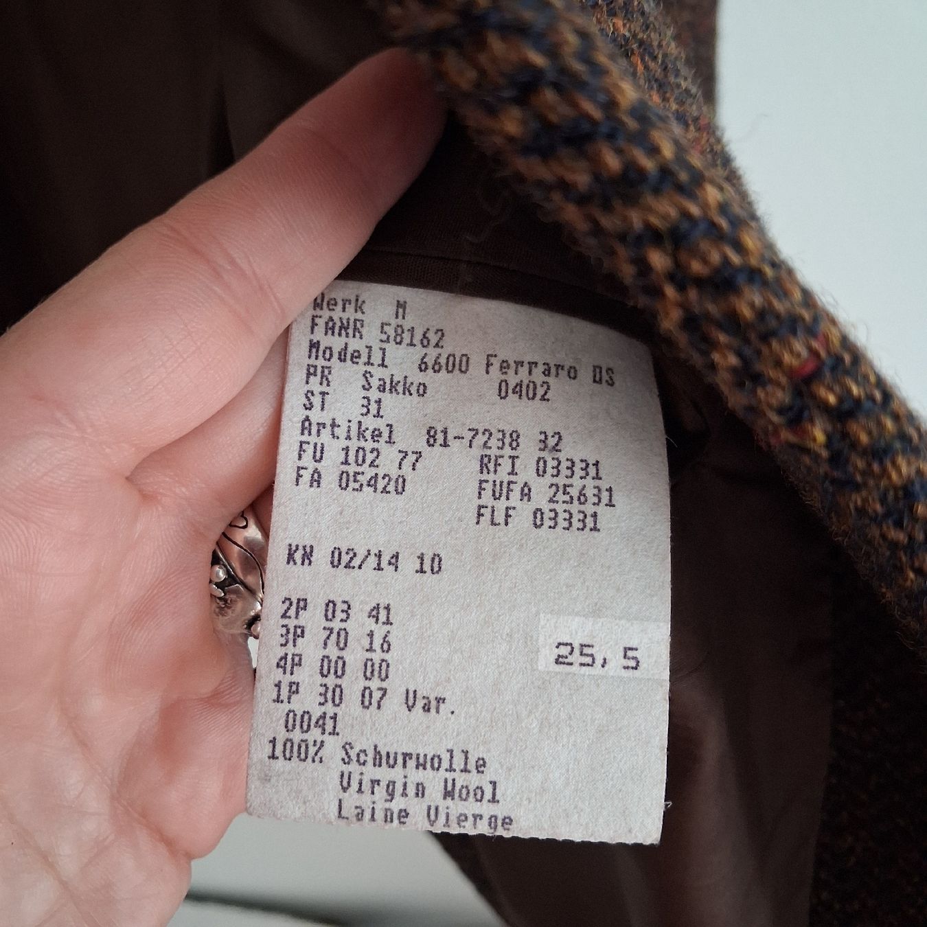 Giacche: Carl Gross Harris Tweed wool jacket brown  – Usato da Wil SG venduto da tre_g2l7 4
