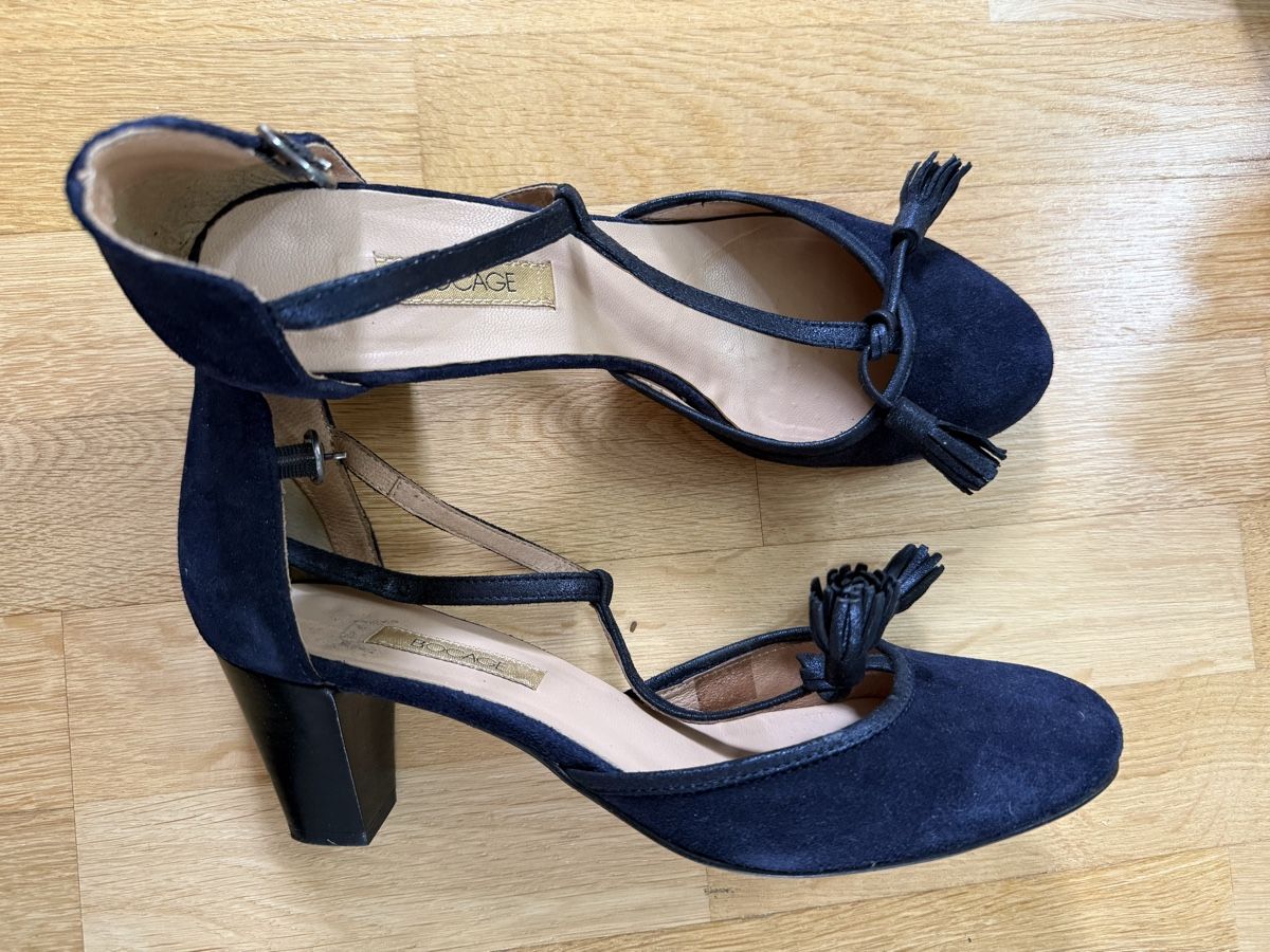 Scarpe da donna: Bocage Veloursleder Pumps - Dunkelblau – Usato da Birmensdorf ZH venduto da bal_6qhz