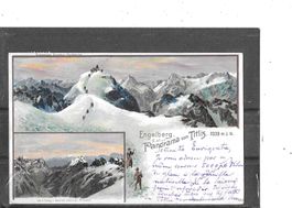 OW Engelberg 1900 Panorama vom Titlis (Litho Hch.Schlumpf)