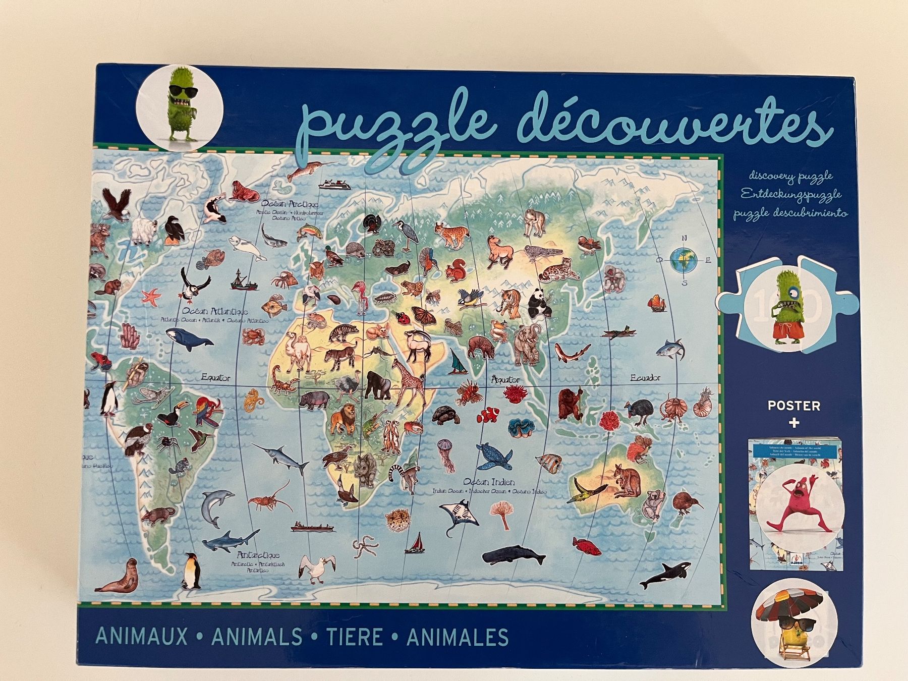 Djeco Puzzles: Puzzle Tiere 100 tlg – Gebraucht aus Meilen von Exclusive00