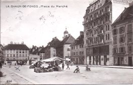CHAUX-de-FONDS, place du marché