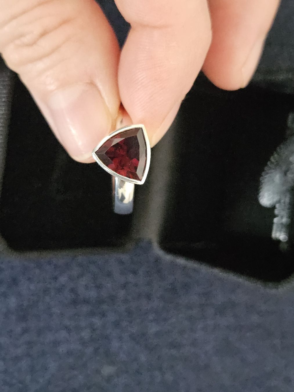 Christ Anelli: Vintage Silberring Christ Granat – Nuovo e nell'imballaggio originale da Sargans venduto da Chicco051 2