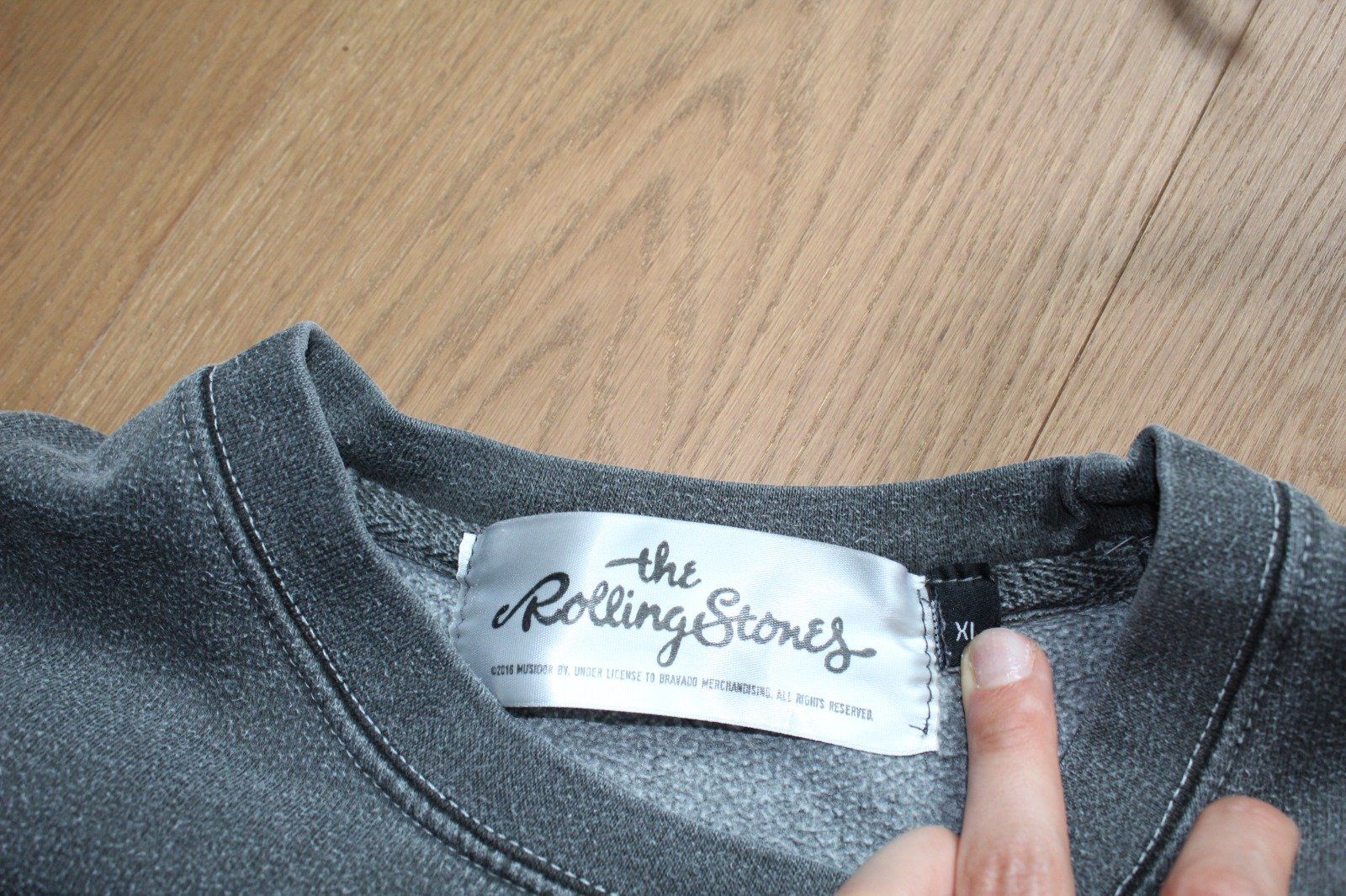 Pullover & Sweatshirts: Rolling Stones Sweatshirt, grau, Gr. XL – Gebraucht aus Rheinau von Jackandjones01 2