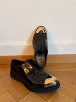 CULT Black Shoes with Gold Tip – Size 38