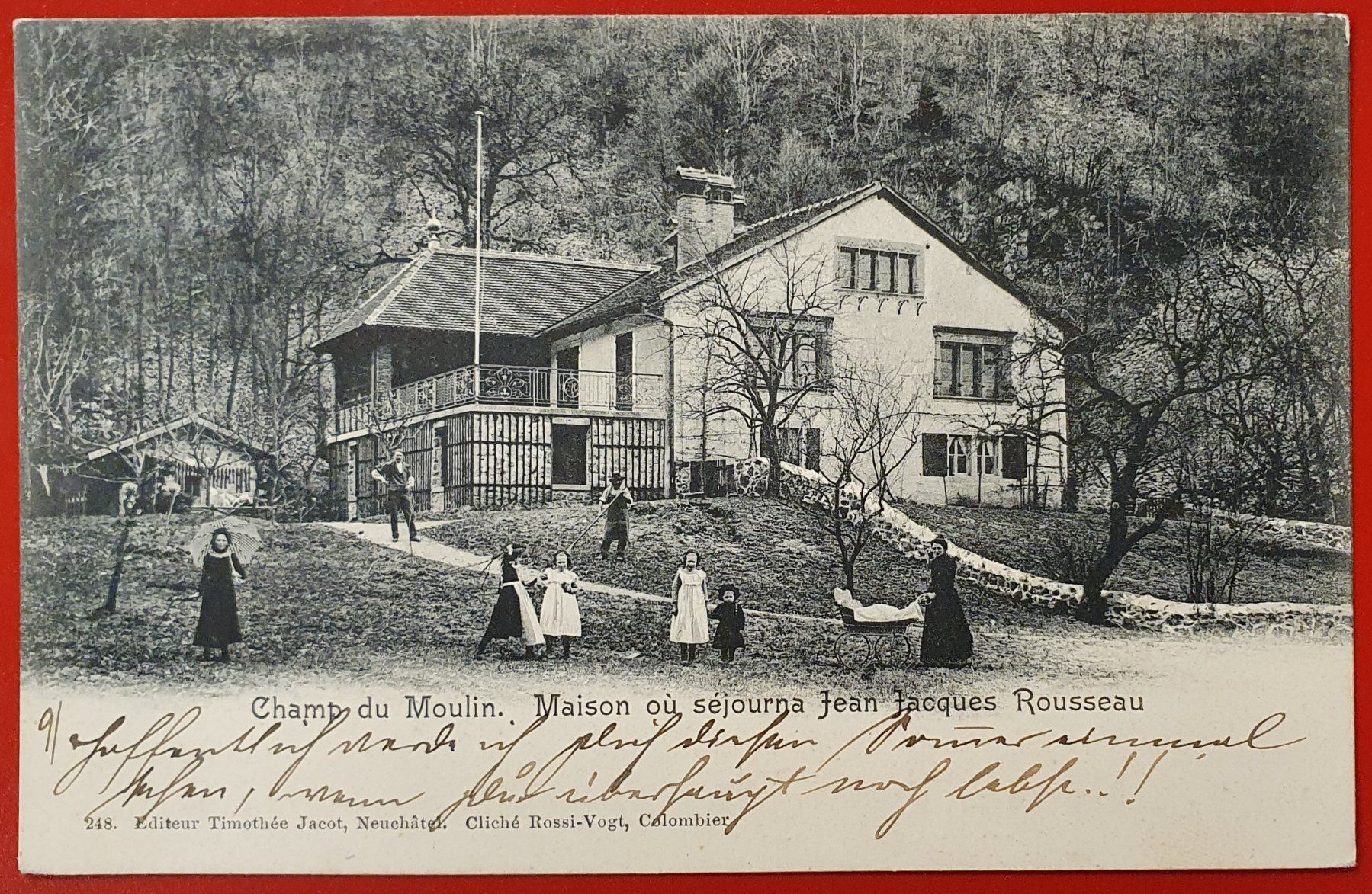 Cartoline postali: Champ du Moulin 1902 - belebt – Usato da Kreuzlingen venduto da Rschweiz1