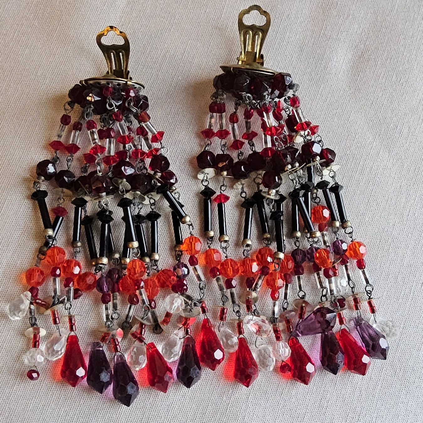 Orecchini pendenti & Orecchini a lobo: Antike Art Déco Ohrclips ca 1930 Perfekt – Usato da Zürich venduto da gutsan