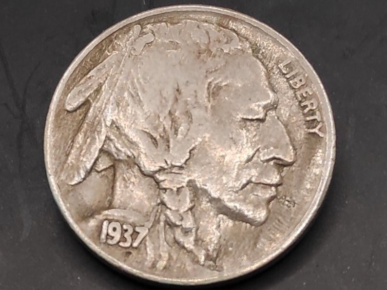 Tutti le monete: 1937-s - 5 Cent "Buffalo Nickel" – Usato da Sirnach venduto da Trekk64