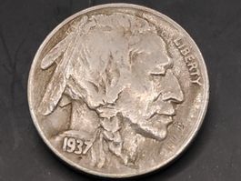 1937-s - 5 Cent "Buffalo Nickel"