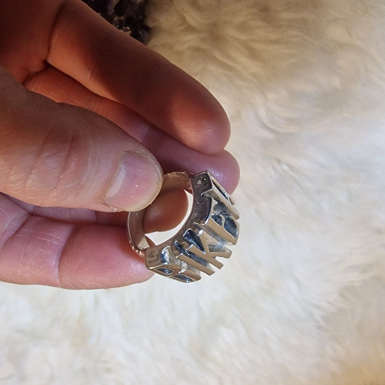 Anelli: Silberring "BIKER" Gr.  (62) massiv, Statement Ring, ... – Usato da Birr venduto da sen_8djr 7