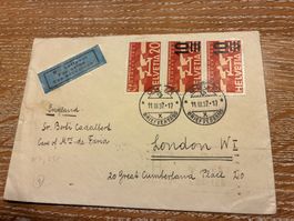287. FLUGBRIEF NACH LONDON, ENGLAND