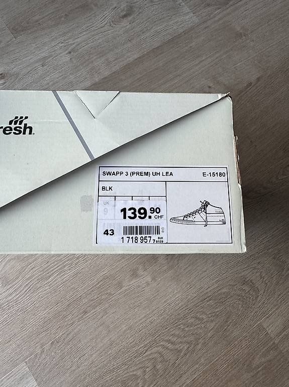 Chaussures hommes: Boxfresh noire taille 43 – Neuf (Voir description) à Vicques par JU_2824 4