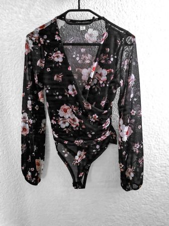 Body, Blumenmuster, Oberteil, Bluse, floral, top, shirt