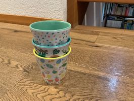 Sommerbecher-Set (3 Stk.), fruchtig-bunt, Kindergeschirr,...