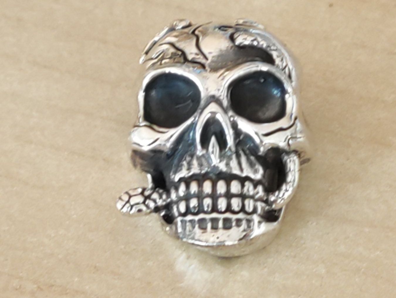 Ciondoli: Silber Skull Totenkopf Anhänger / Crâne – Nuovo (secondo la descrizione) da Laufen venduto da Sunjupite7 1