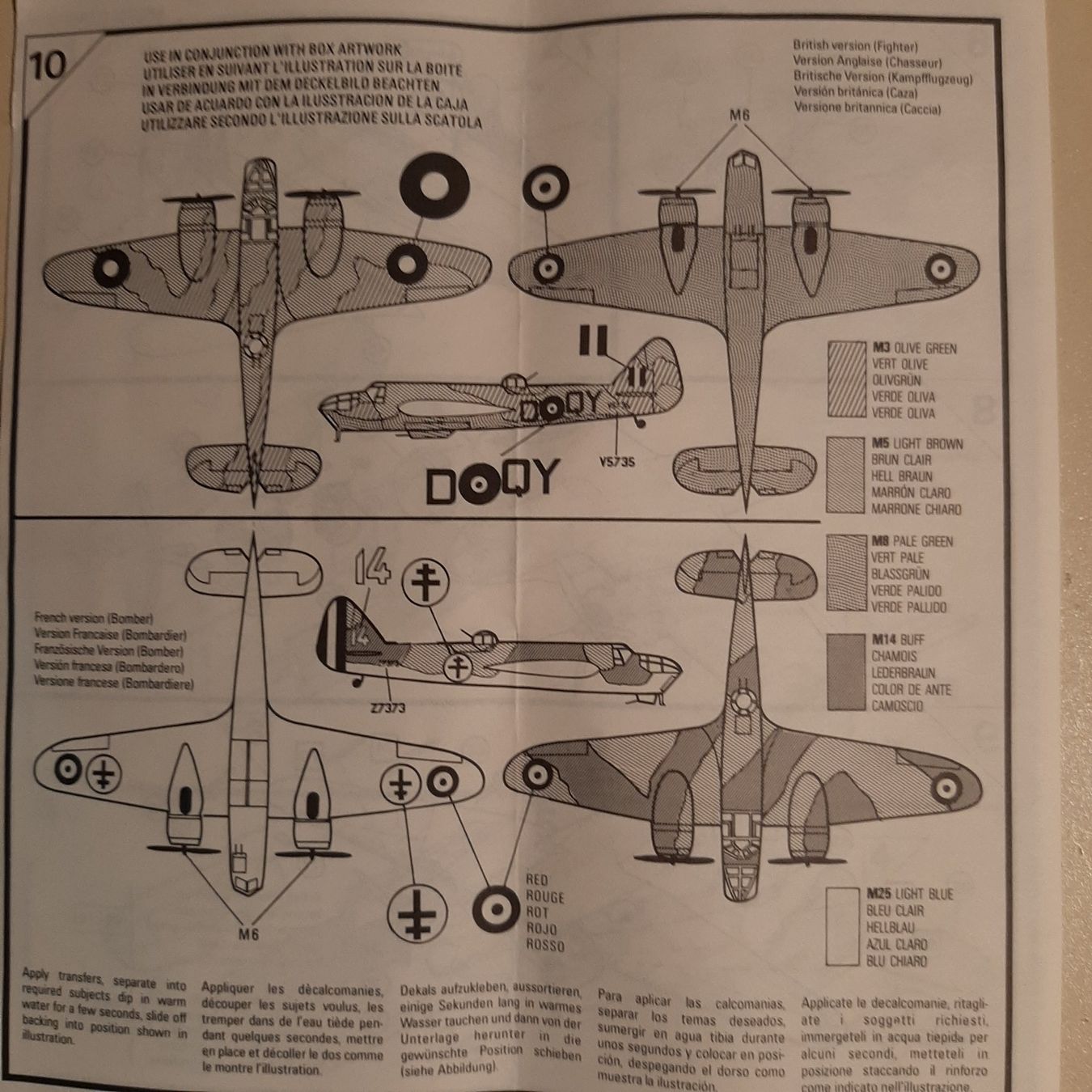 Airfix Kit di modellismo & Modellini statici: 2051 ... Bristol Blenheim Mk IV ... Airfix 02027 – Usato da Bonstetten venduto da Benibanny59 1