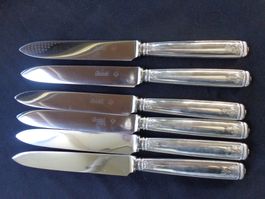 * 6 X GRANDE COUTEAUX CHRISTOFLE MAILMASON ORIGINAL
