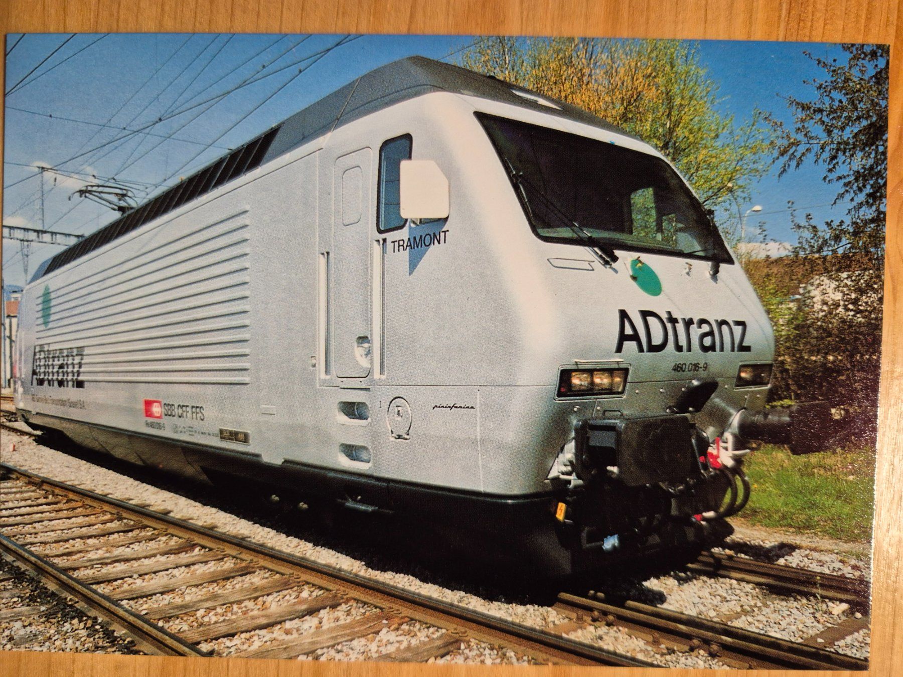 Cartoline postali: SBB-CFF Re 460 016 "ADtranz" – Usato da St-Léonard venduto da thipif