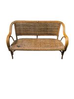 Banquette rotin