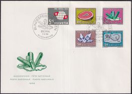 1959, B91-B95 auf adresslosem LUXUS-FDC, Kat: 35.-++