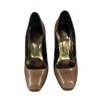 Brown Snake Print High Heels - Size 37 - Perfect Autumn!