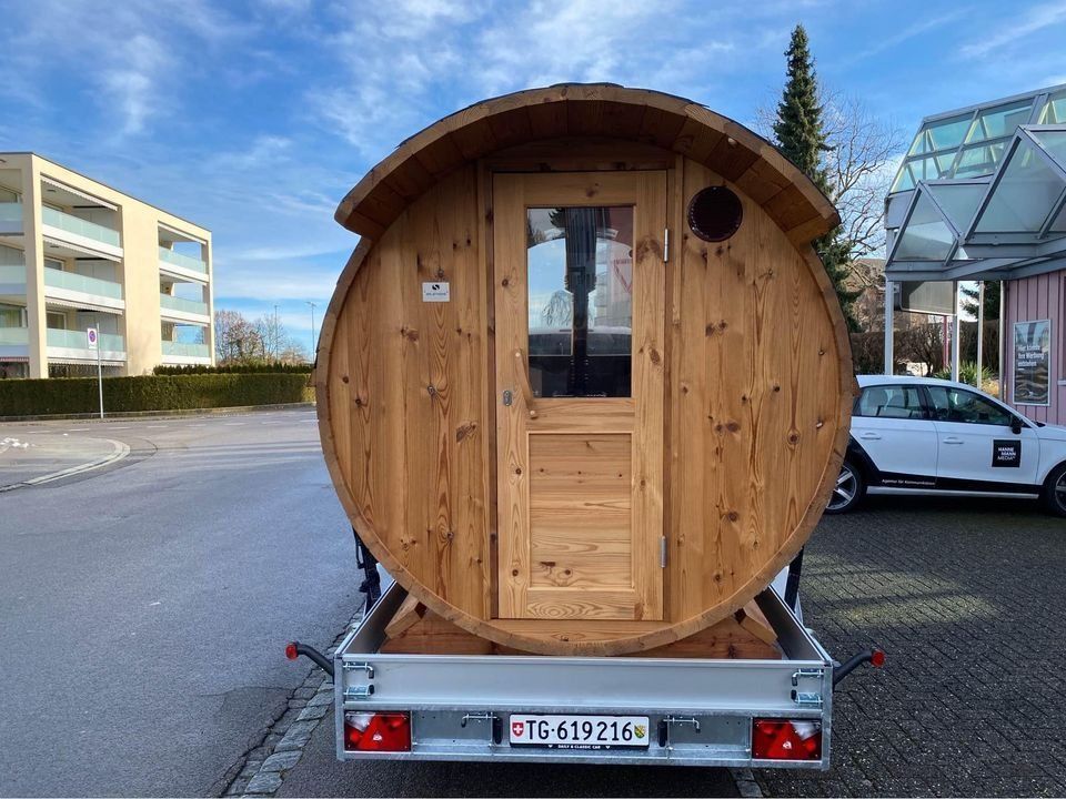 Sauna & Accessori: Mobile Fasssauna zu vermieten – Usato da Amriswil venduto da HannemannMediaAG 1