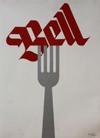 Bell Lebensmittelmarke Fleisch, Geflügel, Charcuterie Plakat