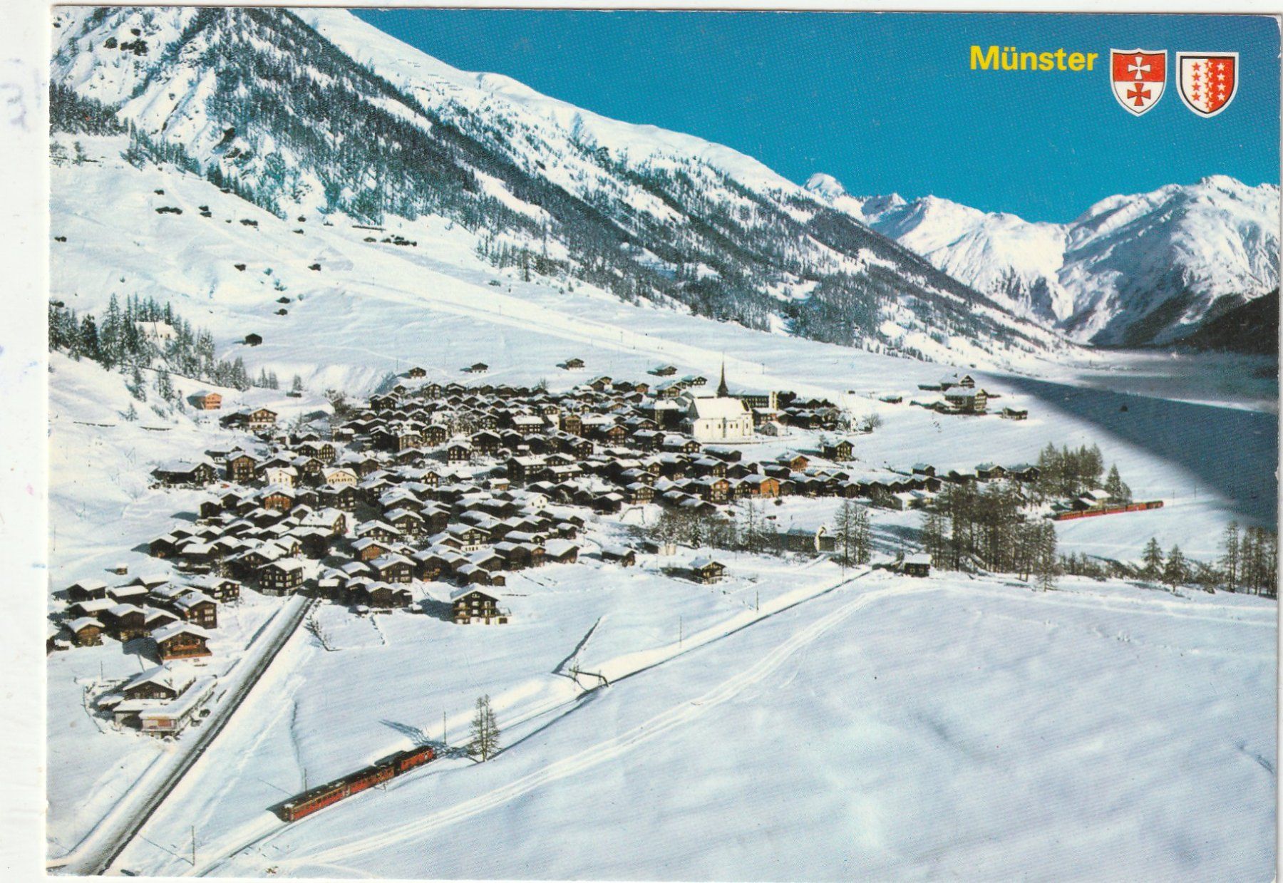 Cartoline postali: Münster  Winter – Usato da Lumbrein venduto da made02