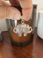 Pendantif éléphant en argent