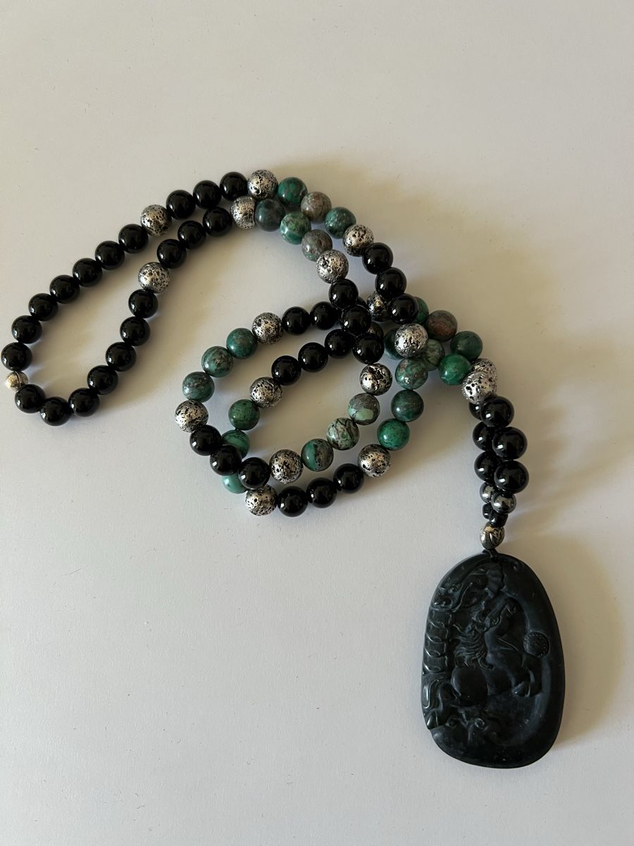 Catenine: Collier sautoir en pierres 76 cm  – Usato da Lausanne venduto da sualenna