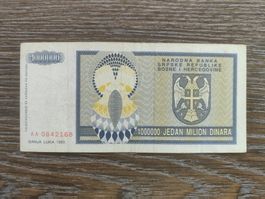 Bosnien 1'000'000 Dinara 1993 !!!!!!!