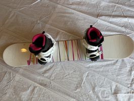 Snowboard K2 mit Bindung und Boots Grösse 38 Damen Pink