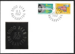 FDC Serie 446-447 Werbemarken ET 13.3.1967 schön illustiert