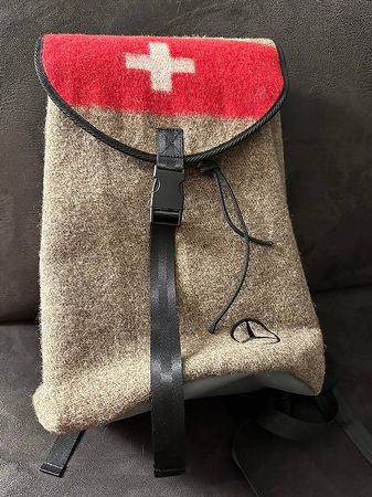 Swissmade Rucksack aus Militärdecken