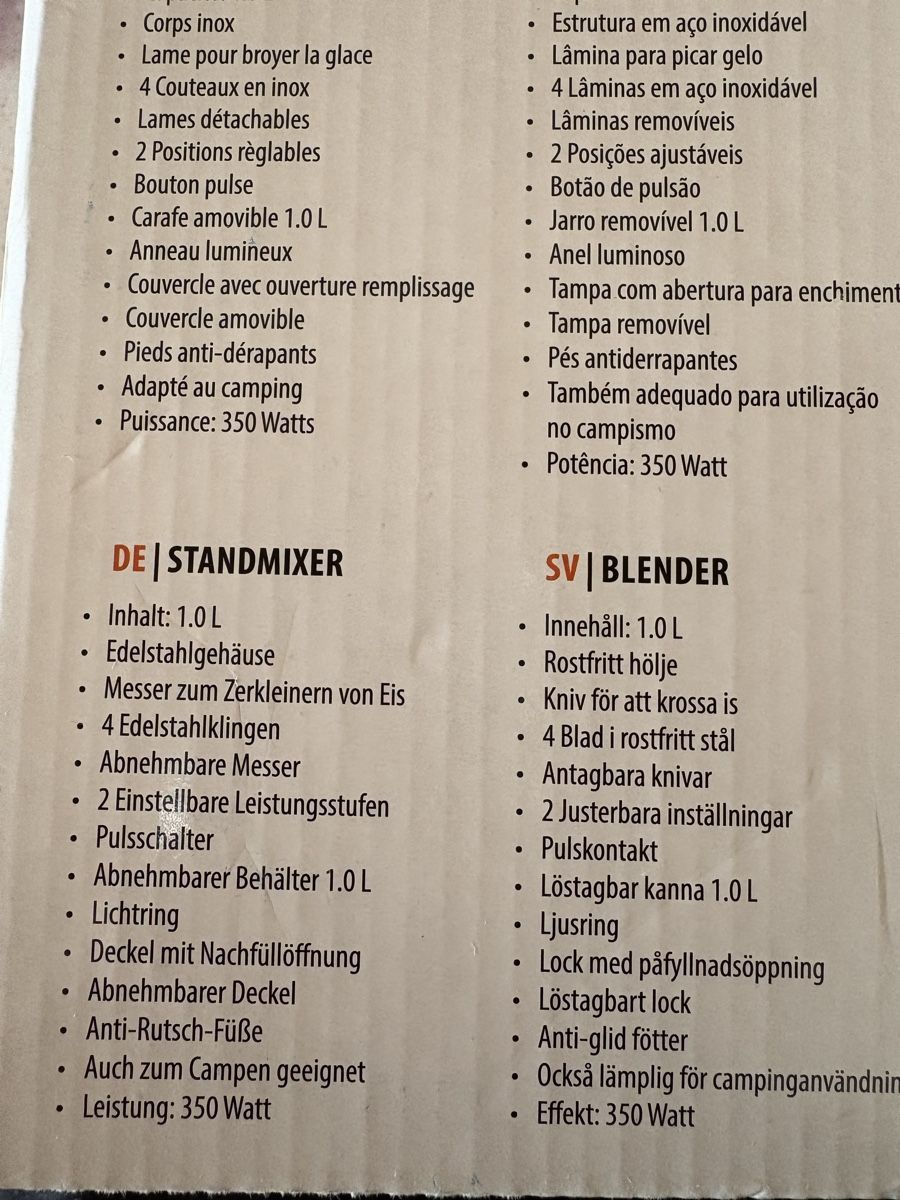 Elettrodomestici da cucina: Tristar Standmixer Neu und OVP – Nuovo e nell'imballaggio originale da Stäfa venduto da Louder85 1