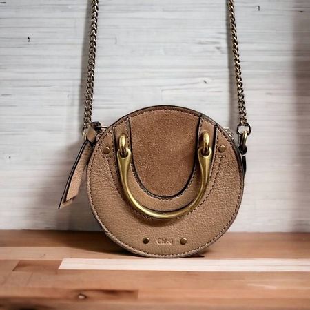 Sac à main Chloé Nano Pixie Marron Cuir 