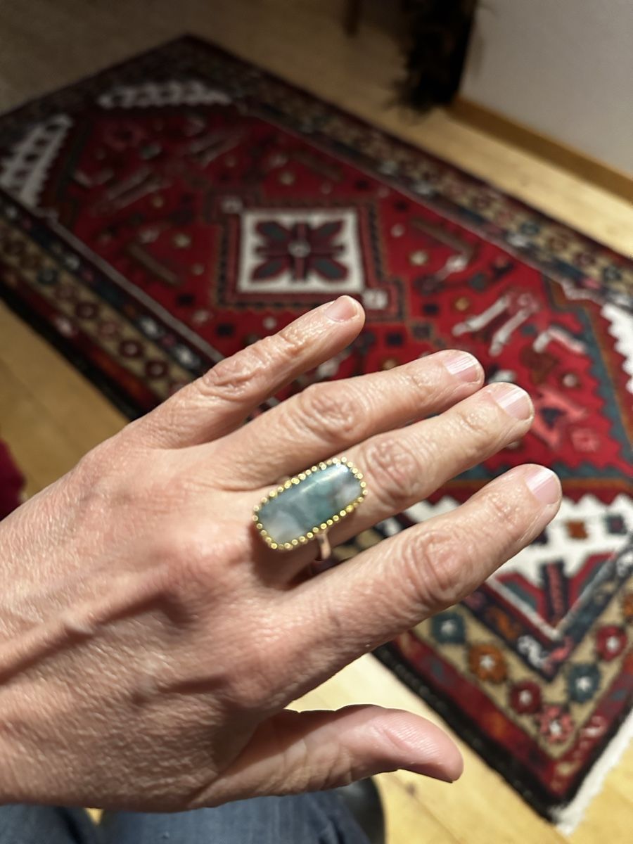 Anelli: Ring mit Moosachat – Nuovo (secondo la descrizione) da Donat venduto da troja007 2