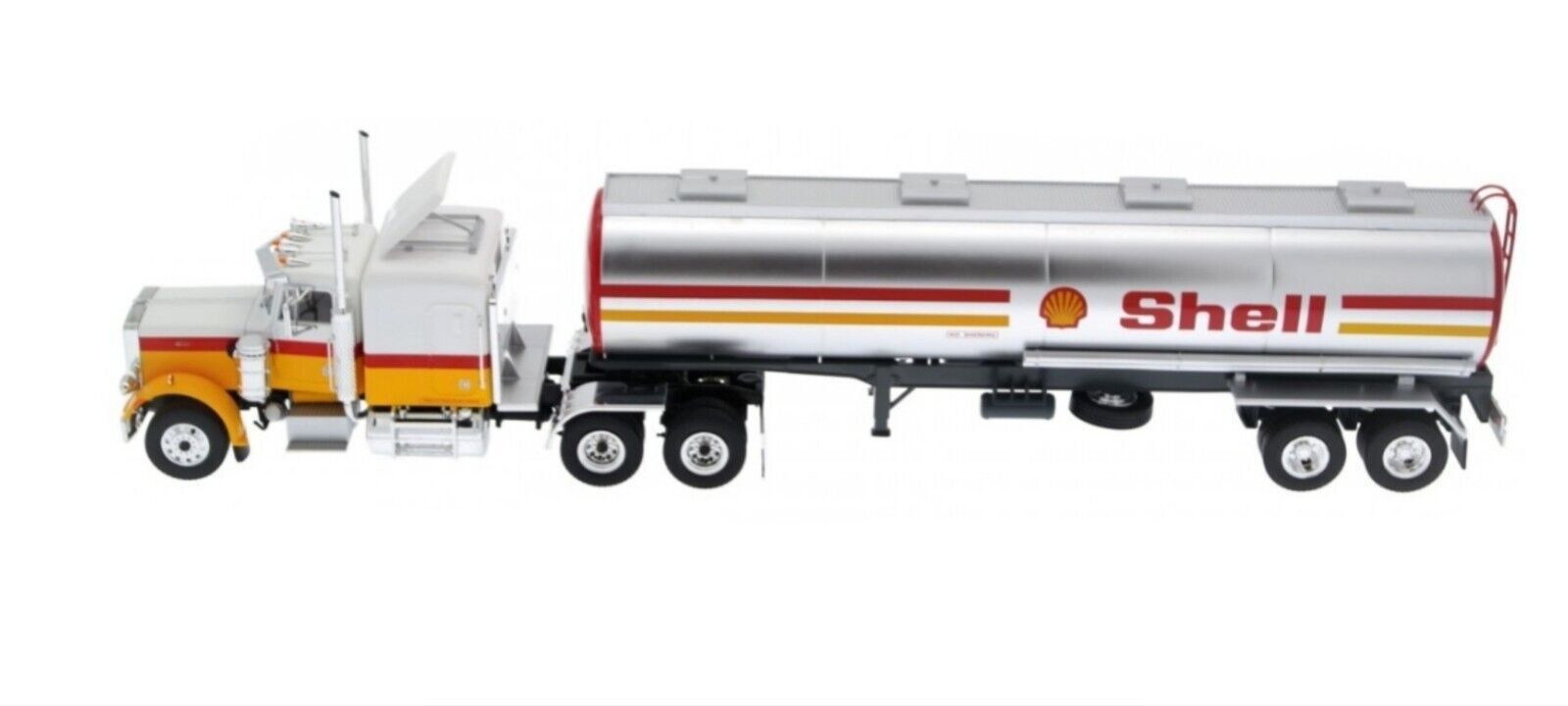 Peterbilt Modellini d'auto: Peterbilt 359 LKW Tanksattelschlepper 1970 "Shell gelb / – Nuovo e nell'imballaggio originale da Gerlafingen venduto da espero88 4