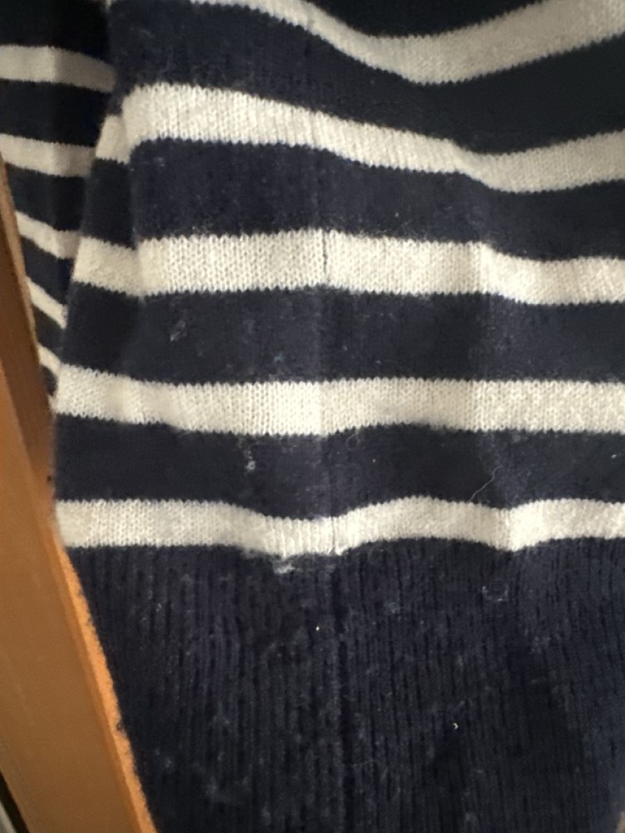 Maglioni & Felpe: Kuscheliger Kaschmir-Pulli, gestreift, dunkelblau/weiss – Usato da Reinach BL venduto da wen_7bl7 3