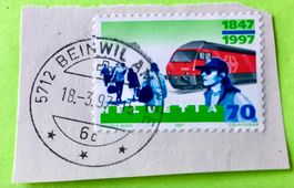 Nr.909 mit Stempelt Lok 2000  Beinwil am See